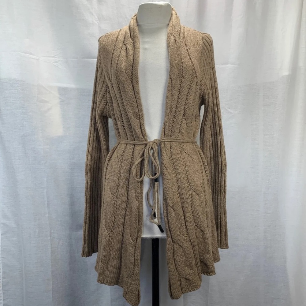 Cabi long knit open Cardigan